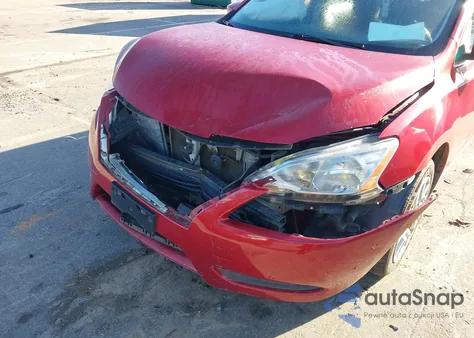 2014 Nissan Sentra Fe+ S/Fe+ Sv/S/Sl/Sr/Sv z USA, uszkodzony, nr VIN 3N1AB7AP2EL646124